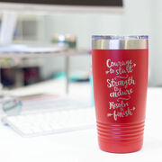 Running 20 oz. Double Insulated Tumbler - Courage To Start