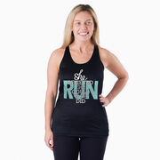 Women's Racerback Performance Tank Top - She Believed She Could So She Did