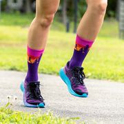 Socrates&reg; Mid-Calf Performance Socks - Happy Hour