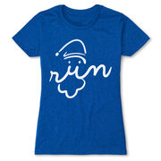 Women's Everyday Runners Tee - Santa Run Face