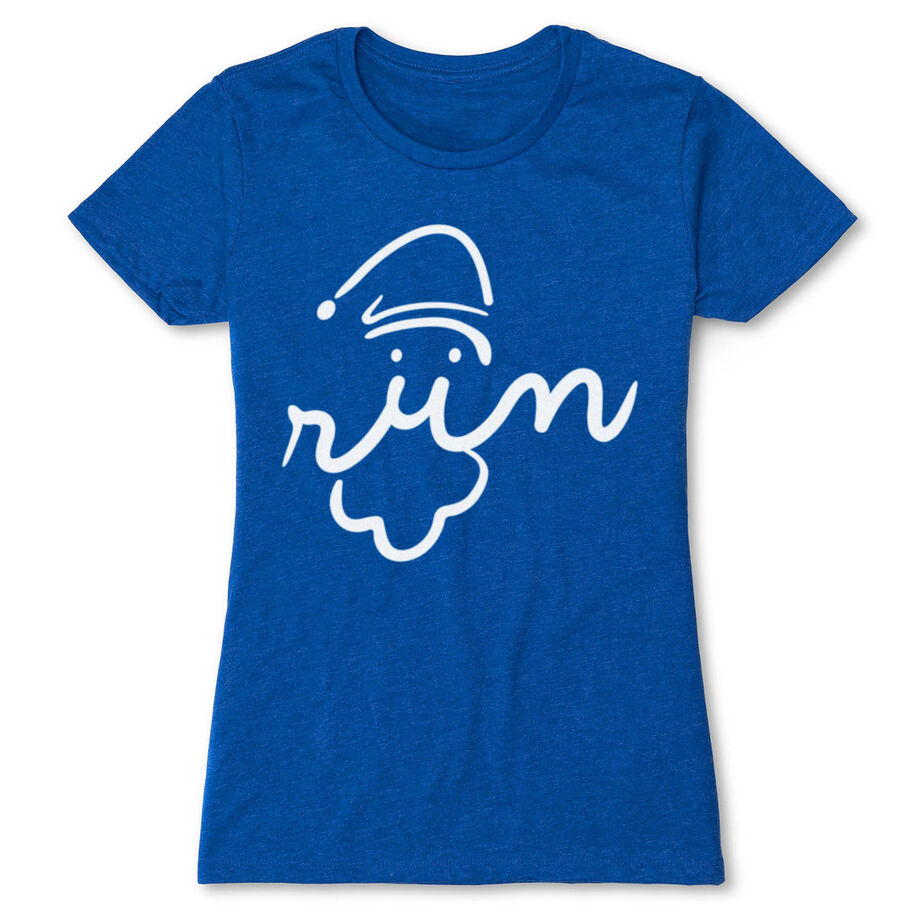 Women's Everyday Runners Tee - Santa Run Face