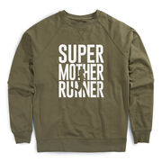 Running Raglan Crew Neck Pullover - Super Mother Runner