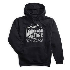 Statement Fleece Hoodie - Running Mountains