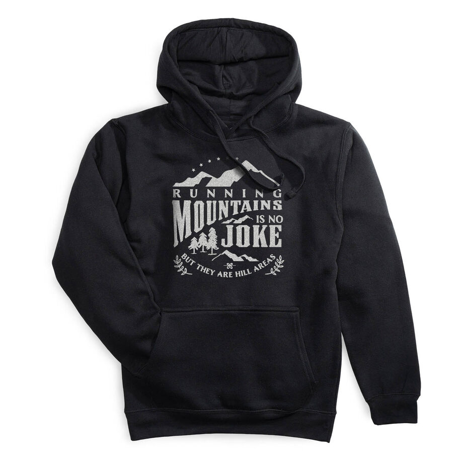 Statement Fleece Hoodie - Running Mountains