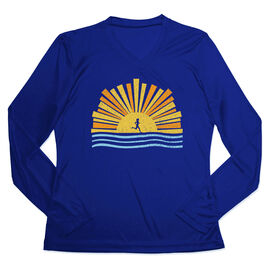 Women's Long Sleeve Tech Tee - Here Comes The Sun