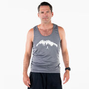 Men's Running Performance Tank Top - Trail Runner in the Mountains (Male)