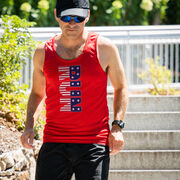 Men's Running Performance Tank Top - Patriotic Run