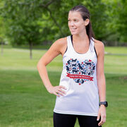 Women's Racerback Performance Tank Top - Running For Rescues