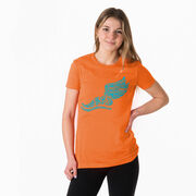 Cross Country Women's Everyday Tee Winged Foot Inspirational Words