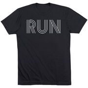 Running Short Sleeve T-Shirt - Run Lines