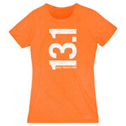 Women's Everyday Runners Tee 13.1 Half Marathon Vertical
