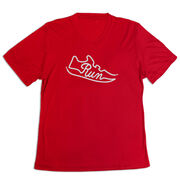 Women's Short Sleeve Tech Tee - Run Shoe