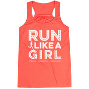 Flowy Racerback Tank Top - Run Like A Girl® Road