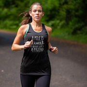 Women's Racerback Performance Tank Top - A Mile Is Always Better With A Friend