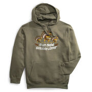 Statement Fleece Hoodie - Run Now Gobble Later Turkey Trot