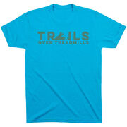 Running Short Sleeve T-Shirt - Trails Over Treadmills