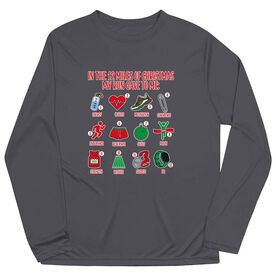 Men's Running Long Sleeve Performance Tee - The 12 Miles of Christmas