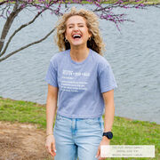 Running Short Sleeve Crop Tee - RUNnesia