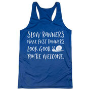 Women's Racerback Performance Tank Top - Slow Runners