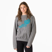 Cross Country Crewneck Sweatshirt - Winged Foot Inspirational Words