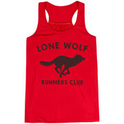 Flowy Racerback Tank Top - Lone Wolf Runners Club