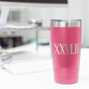 Running 20 oz. Double Insulated Tumbler - 26.2 Roman Numerals