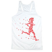 Women's Racerback Performance Tank Top - Heartfelt Runner Girl