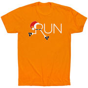 Running Short Sleeve T-Shirt - Let's Run For Christmas