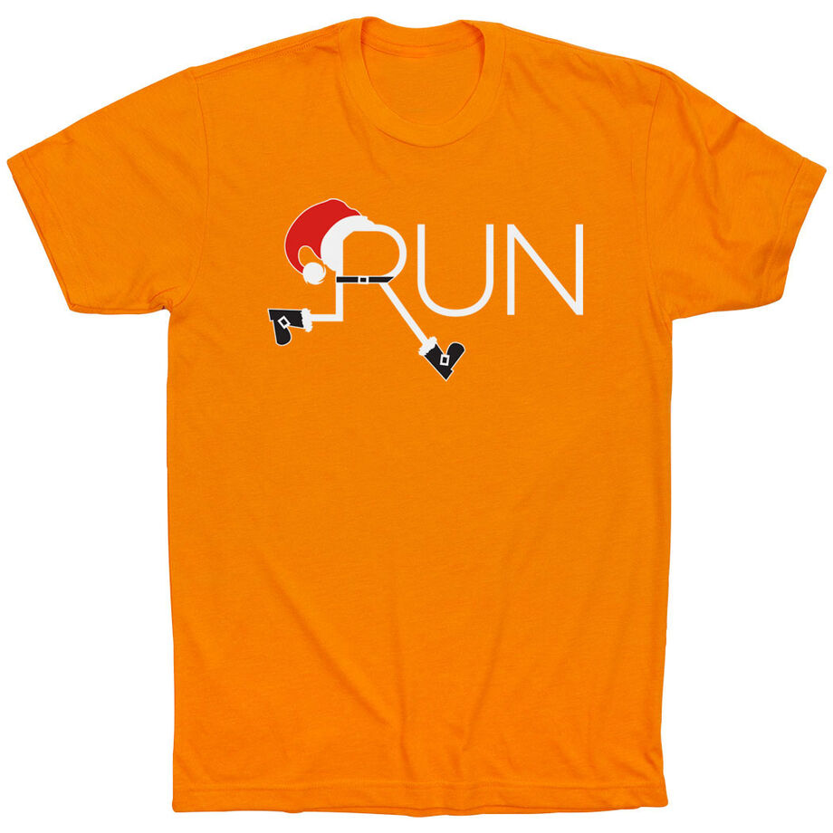 Running Short Sleeve T-Shirt - Let's Run For Christmas