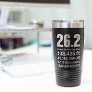 Running 20 oz. Double Insulated Tumbler - 26.2 Math Miles