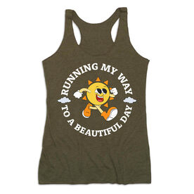 Women's Everyday Tank Top - Running My Way to a Beautiful Day