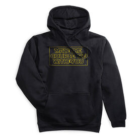 Statement Fleece Hoodie - May the Course Be with You