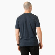 Running Short Sleeve T-Shirt - 26.2 Marathon Vertical 