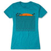 Running Women's Everyday Tee - Chasing Sunsets