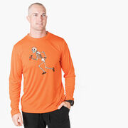 Men's Running Long Sleeve Performance Tee - Never Stop Running