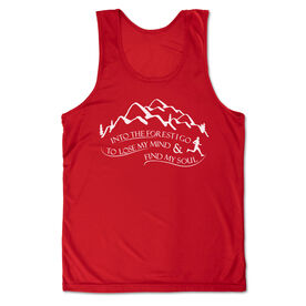 Men's Running Performance Tank Top - Into the Forest I Go