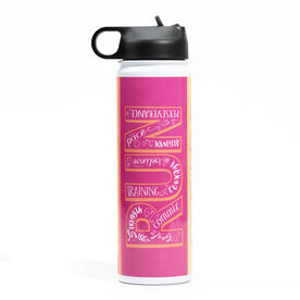 Running Stainless Steel Water Bottle - Run With Inspiration