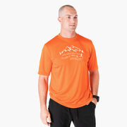 Men's Running Short Sleeve Tech Tee - Into the Forest I Go