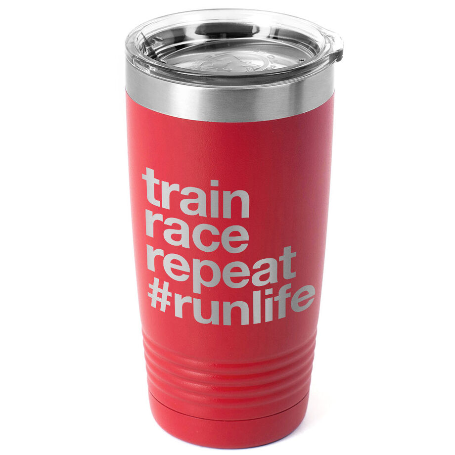 Running 20oz. Double Insulated Tumbler - Train Race Repeat