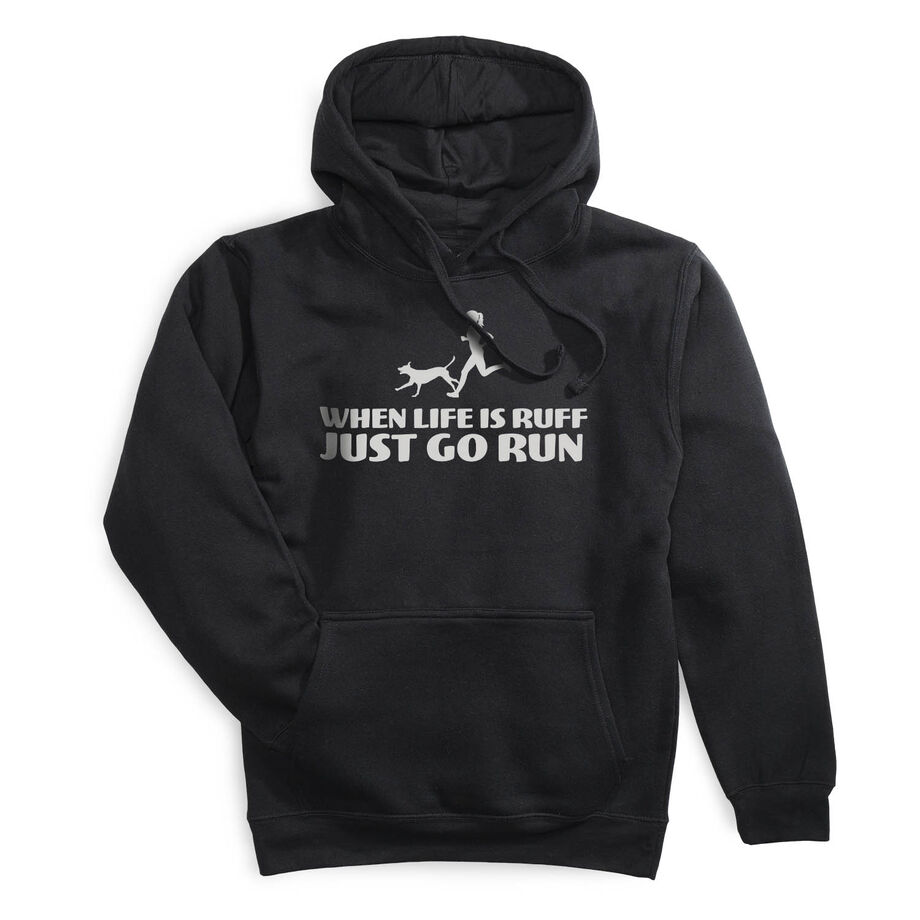 Statement Fleece Hoodie - Life is Ruff