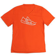 Women's Short Sleeve Tech Tee - Run Shoe