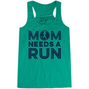 Flowy Racerback Tank Top - Mom Needs A Run