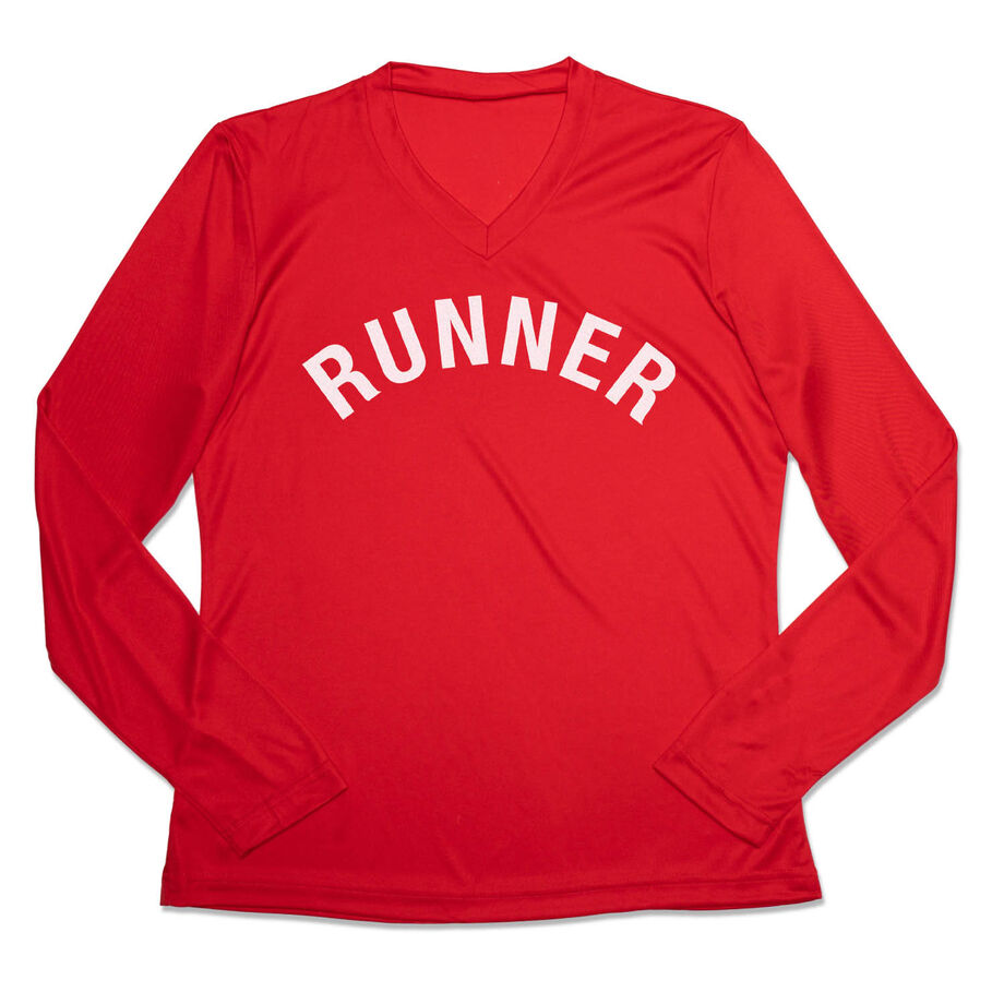 Women's Long Sleeve Tech Tee - Runner Arc