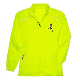 Women's Lightweight Jacket - Run Girl Silhouette