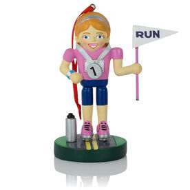 Running Ornament - Runner Girl Nutcracker