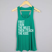 Flowy Racerback Tank Top - Then I Teach The Kids