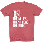 Running Short Sleeve T-Shirt - Then I Teach The Kids