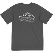 Men's Running Short Sleeve Tech Tee - Into the Forest I Go