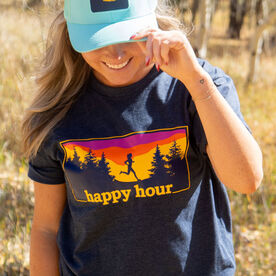 Running Short Sleeve T-Shirt - Happy Hour