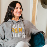 Statement Fleece Hoodie -  Will Run For Beer